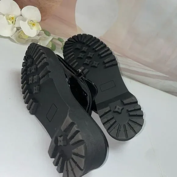 NEW! Madden Girl Black Mules with Silver Chain - Picture 8 of 8